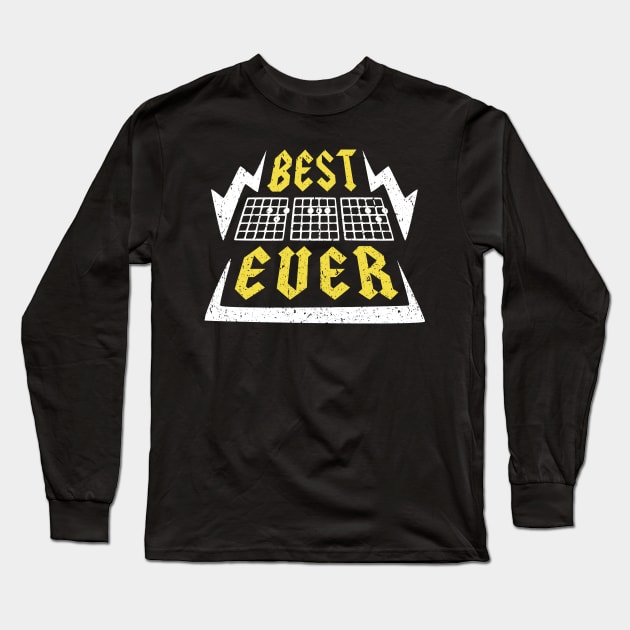 Best DAD Ever Chords Long Sleeve T-Shirt by Olipop